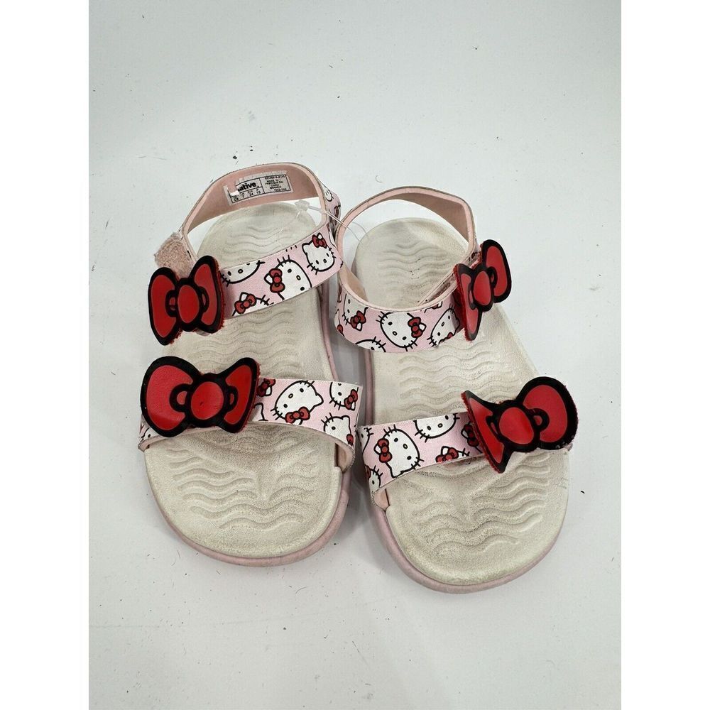 Native Charley Hello Kitty Pink Girl's Toddler Sandals  C8